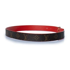 Louis Vuitton, reversible monogram buckle belt