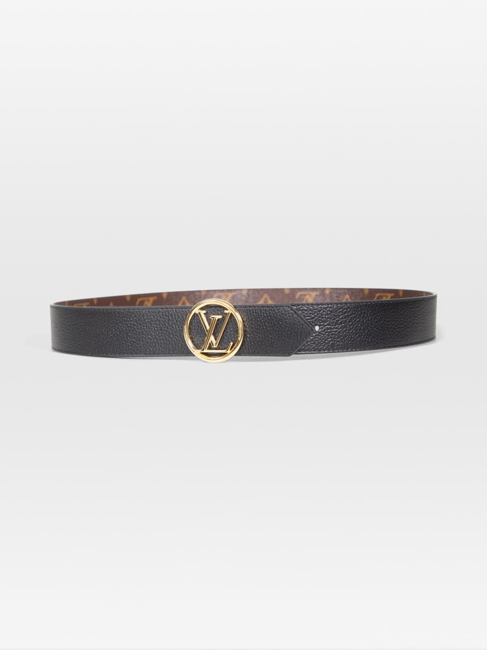 Louis Vuitton Reversible Monogram LV Circle Belt In Good Condition In London, GB