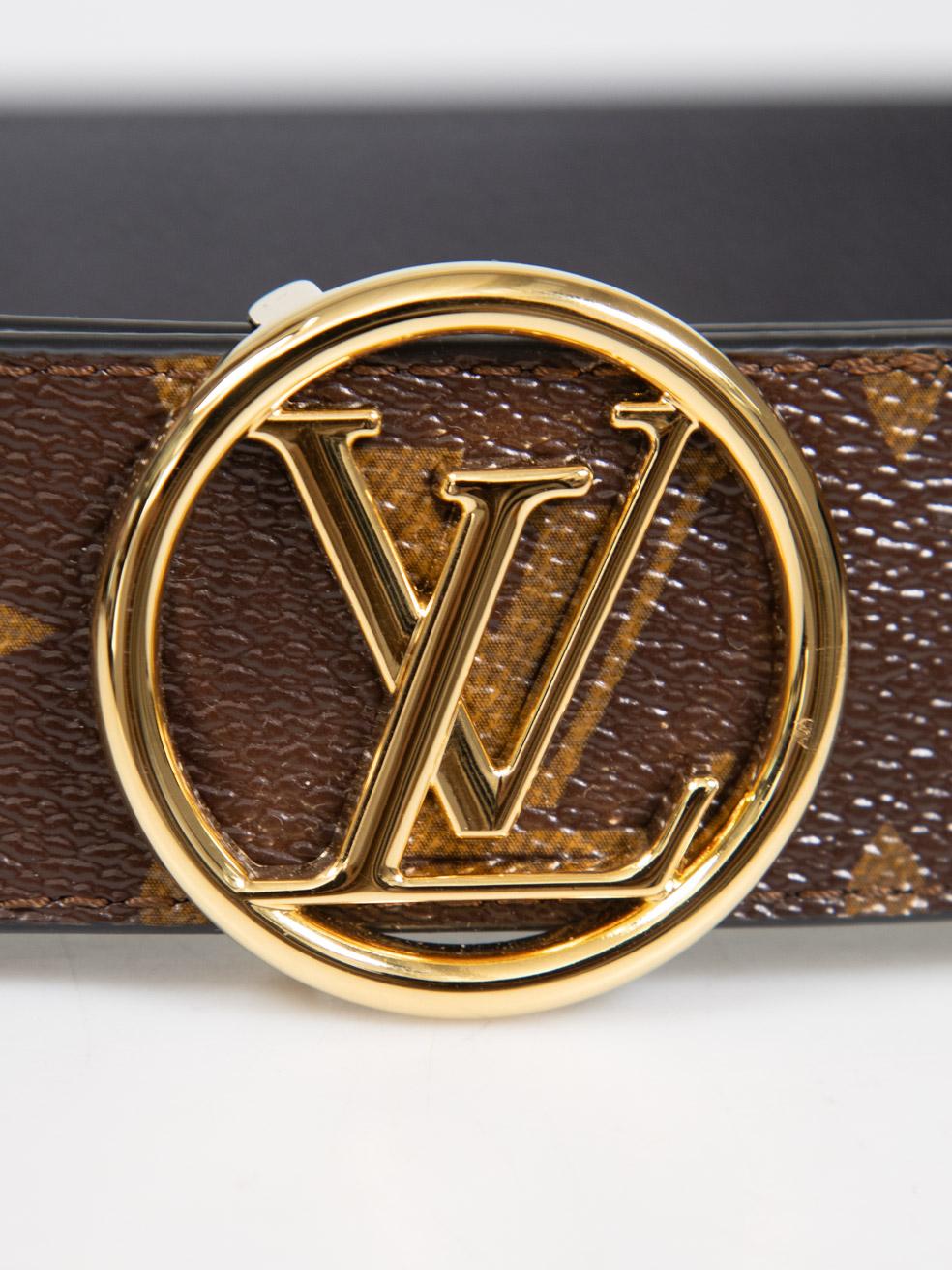Louis Vuitton Reversible Monogram LV Circle Belt 1