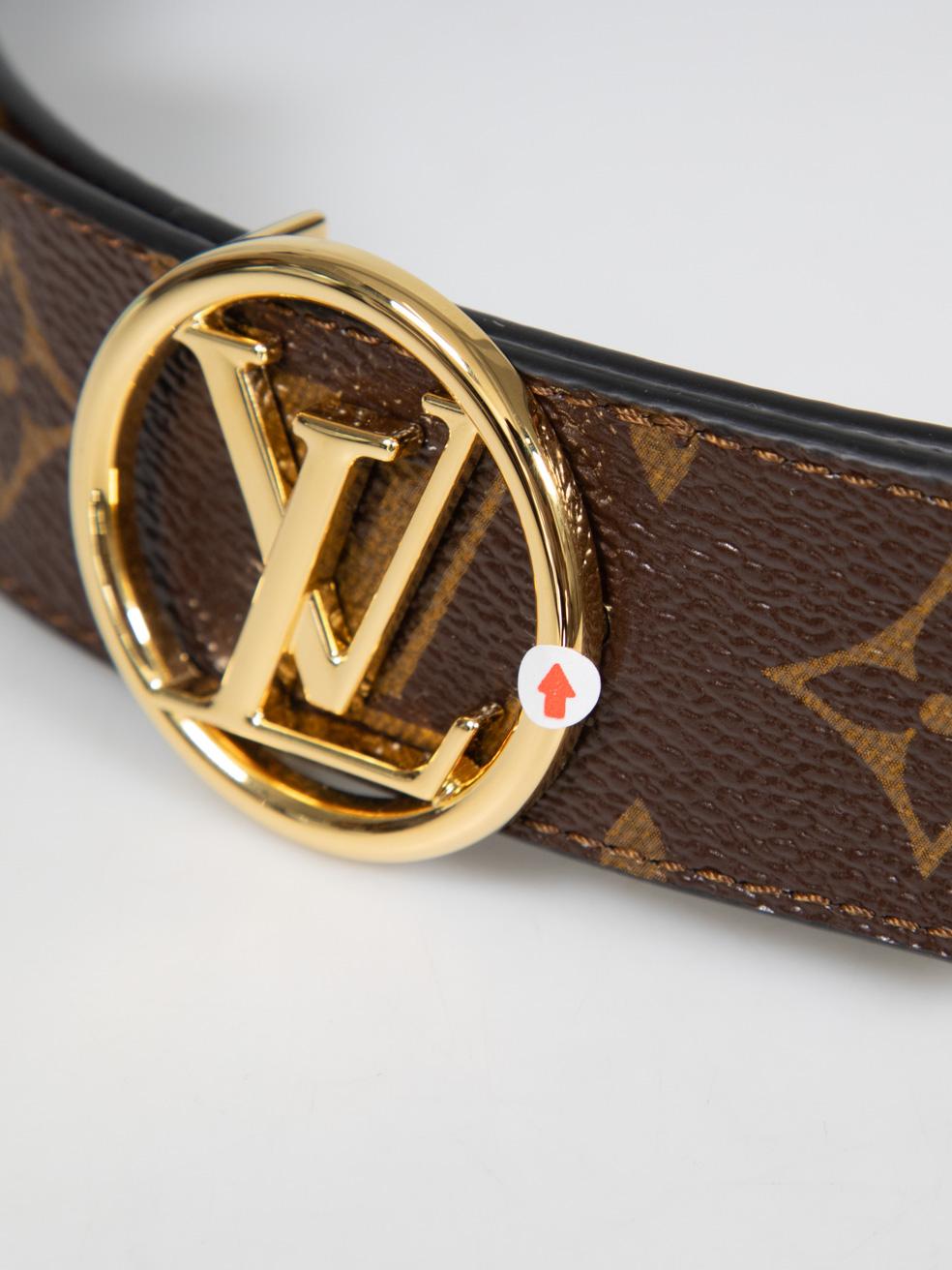 Louis Vuitton Reversible Monogram LV Circle Belt 3