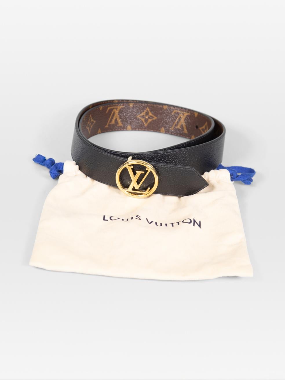 Louis Vuitton Reversible Monogram LV Circle Belt 4