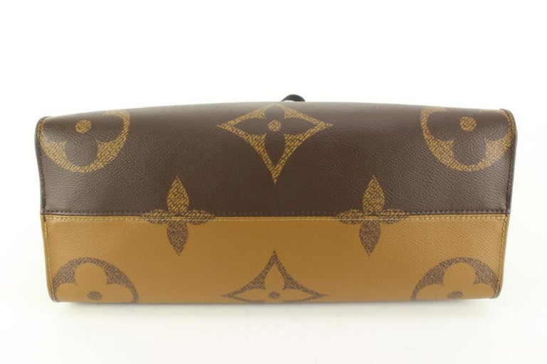 Louis Vuitton Reversible Monogram Onthego MM Tote Bag 9lk516s at