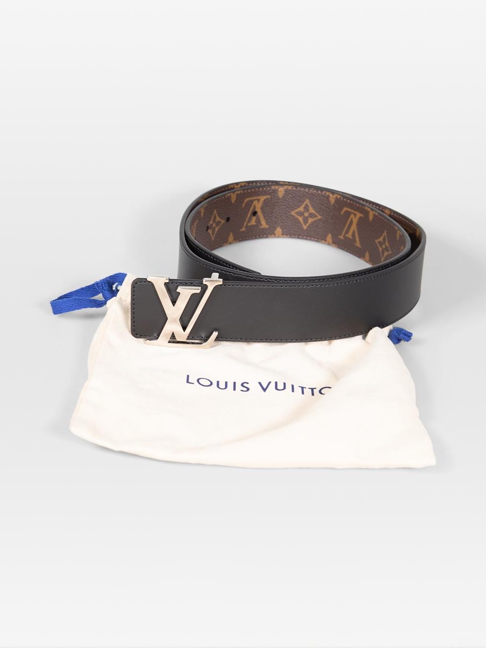 Louis Vuitton Reversible Silver Initiales Belt 6