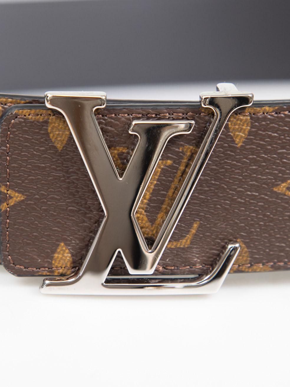Louis Vuitton Reversible Silver Initiales Belt 2