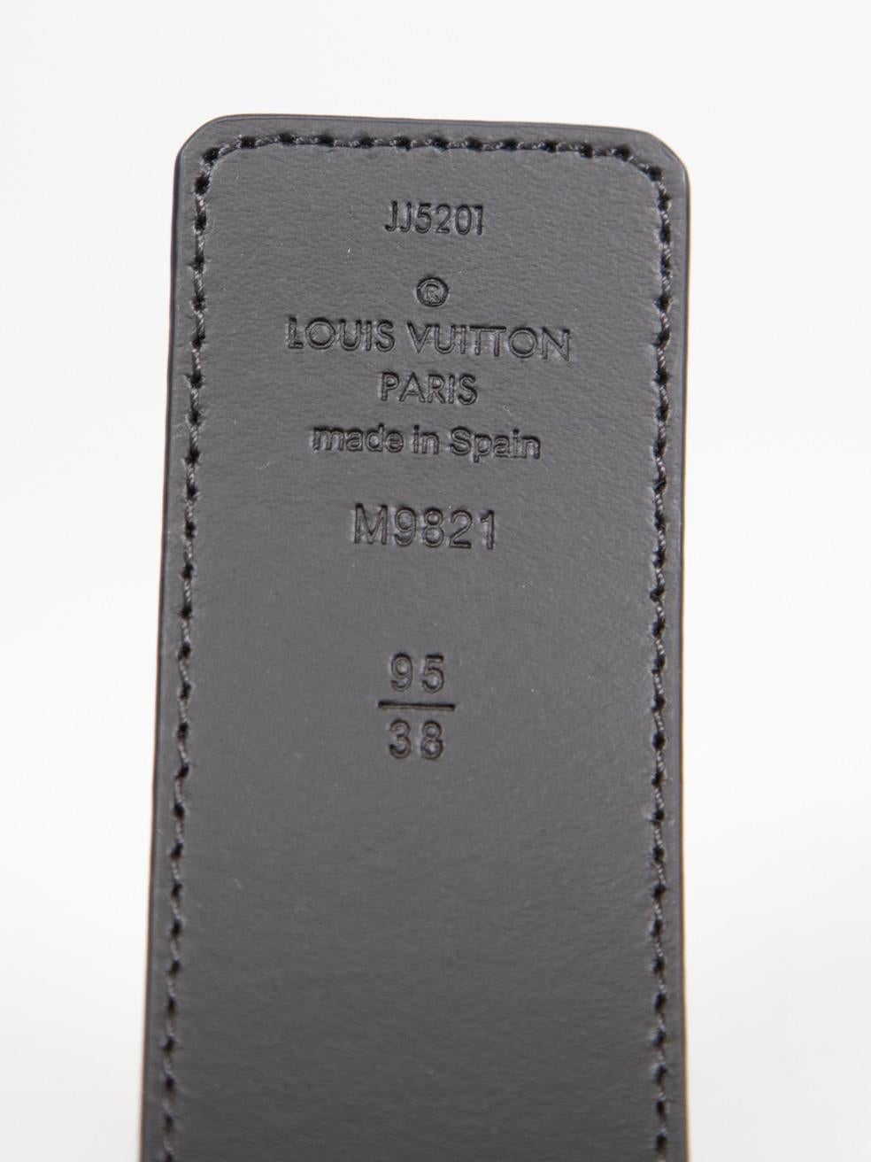 Louis Vuitton Reversible Silver Initiales Belt 3