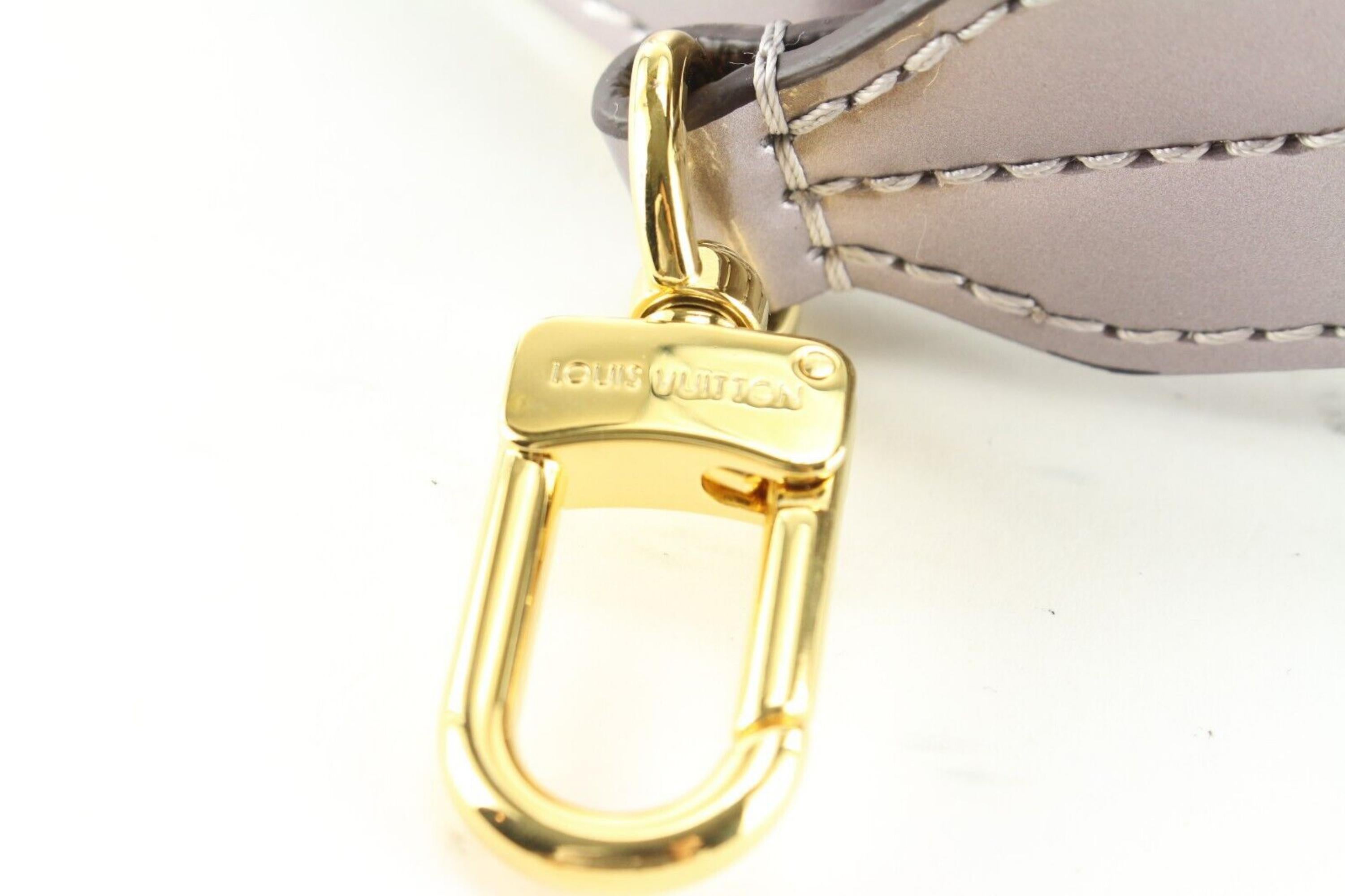Louis Vuitton - Bandoulière à bandoulière réversible avec monogramme Vernis 1LU0224 Pour femmes en vente