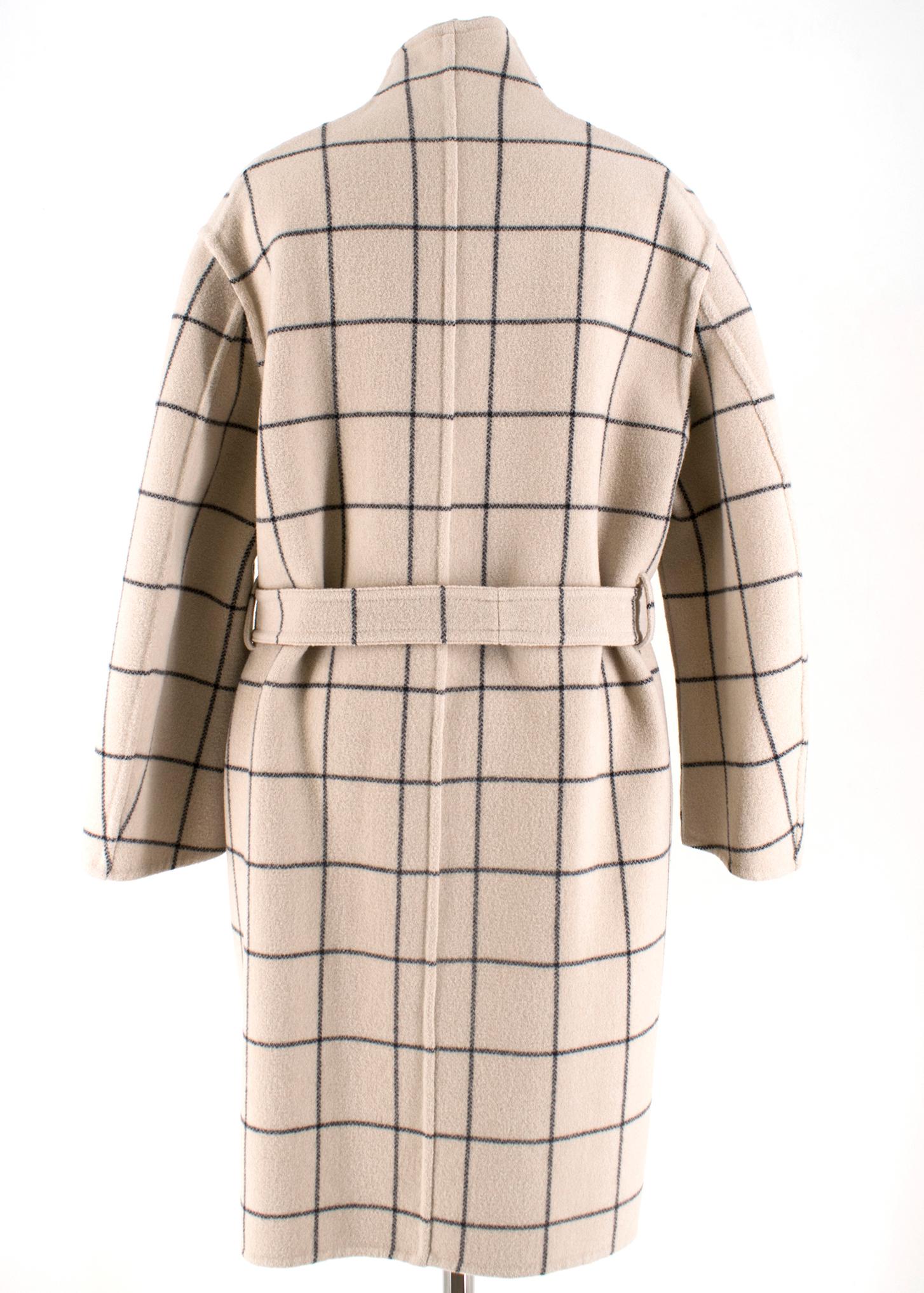 Women's or Men's Louis Vuitton Reversible Wool Wrap Coat SIZE XS