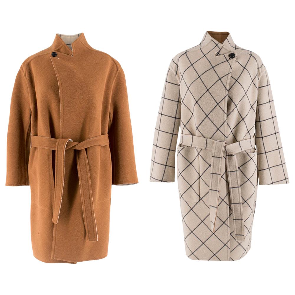 Monogram Mink Hooded Wrap Coat - Women - Ready-to-Wear