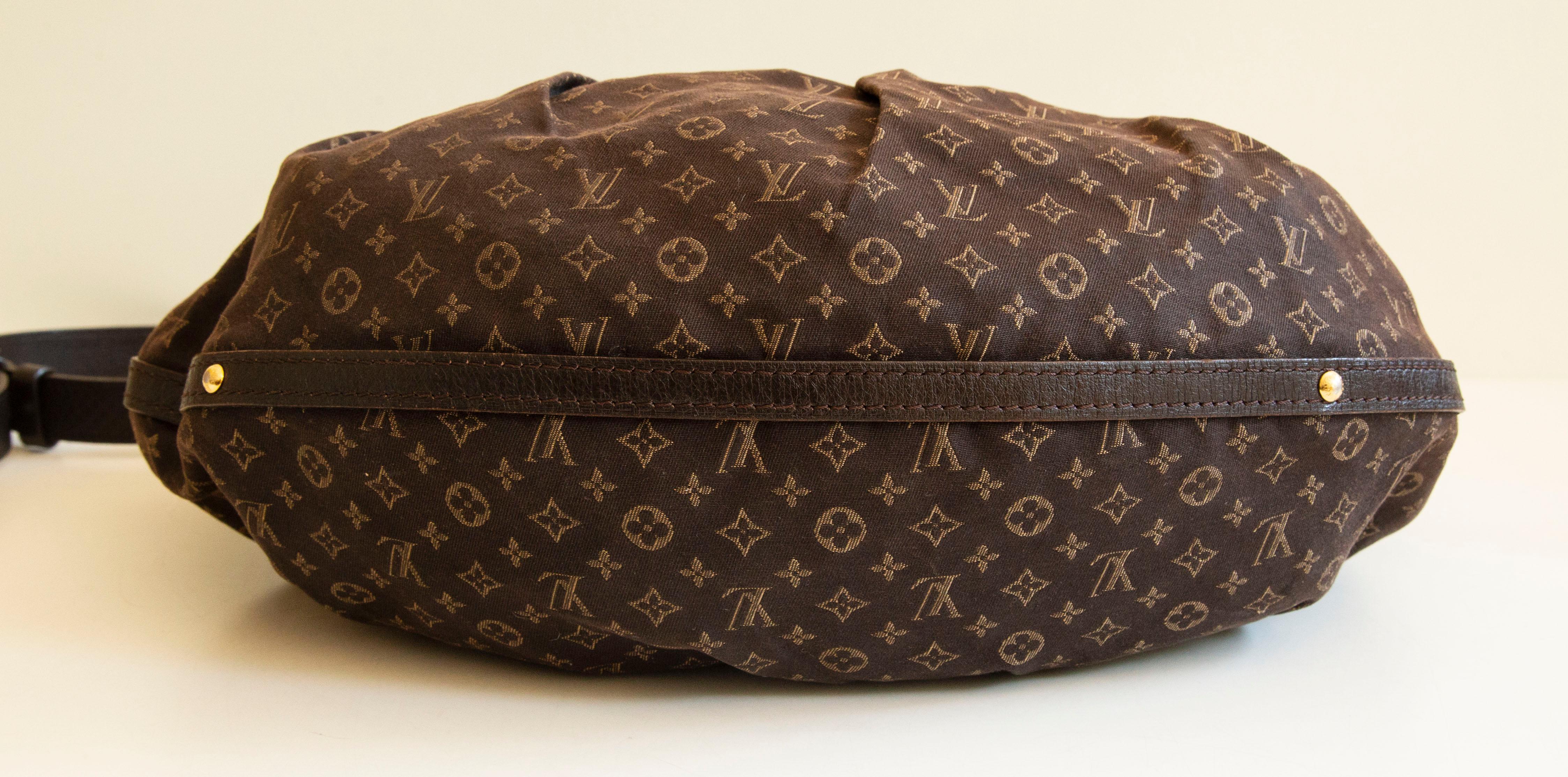 Black Louis Vuitton Rhapsody MM Monogram Idylle Shoulder Bag in Brown For Sale