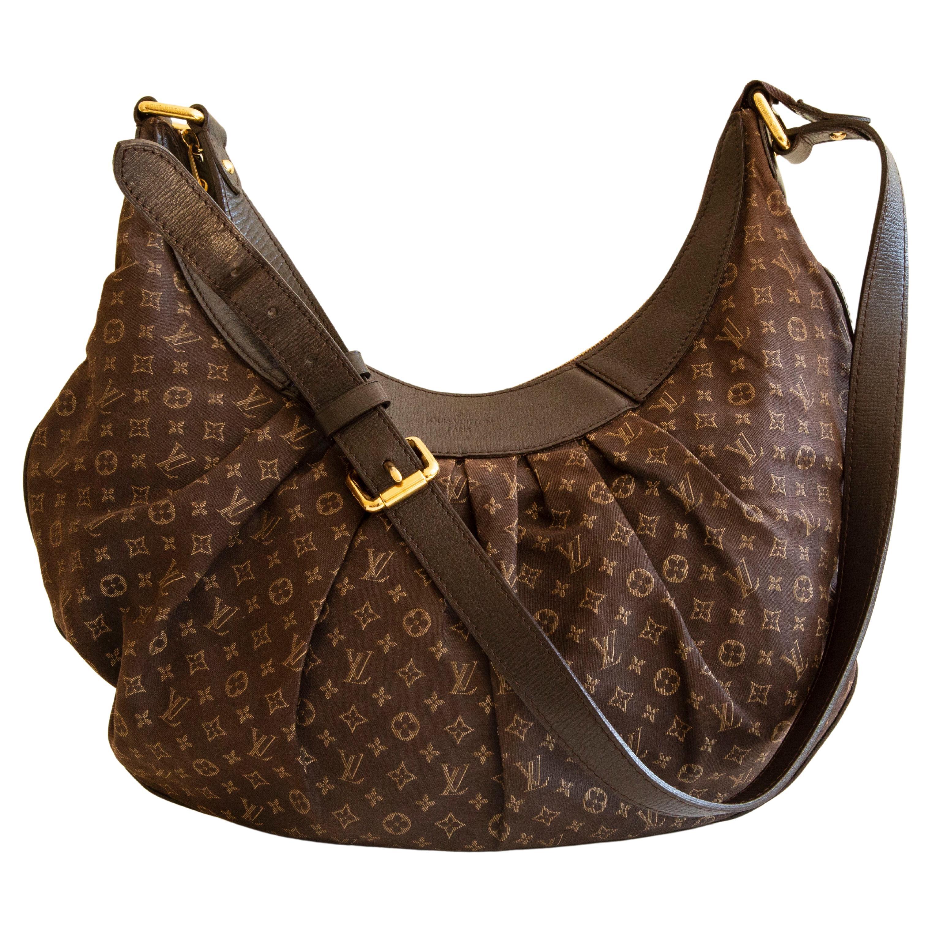Louis Vuitton Rhapsody MM Monogram Idylle Shoulder Bag in Brown  For Sale