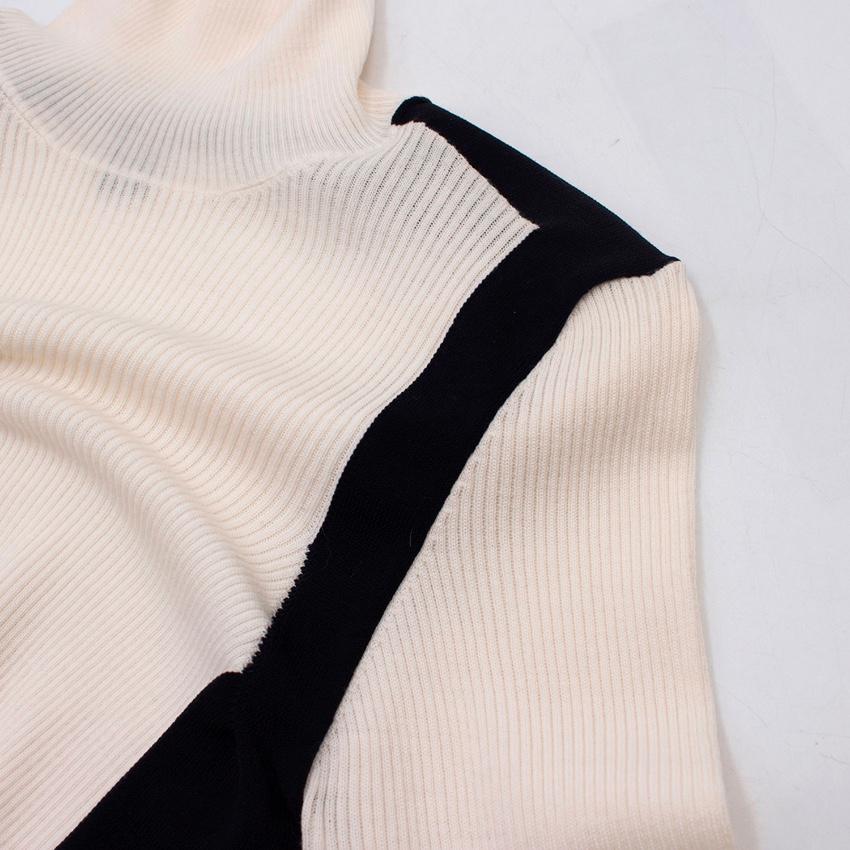 louis vuitton white turtleneck