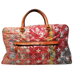 Sold at Auction: Louis Vuitton, Louis Vuitton Limited Edition Richard Prince  Turquoise Cartoon Art Firebird Bag