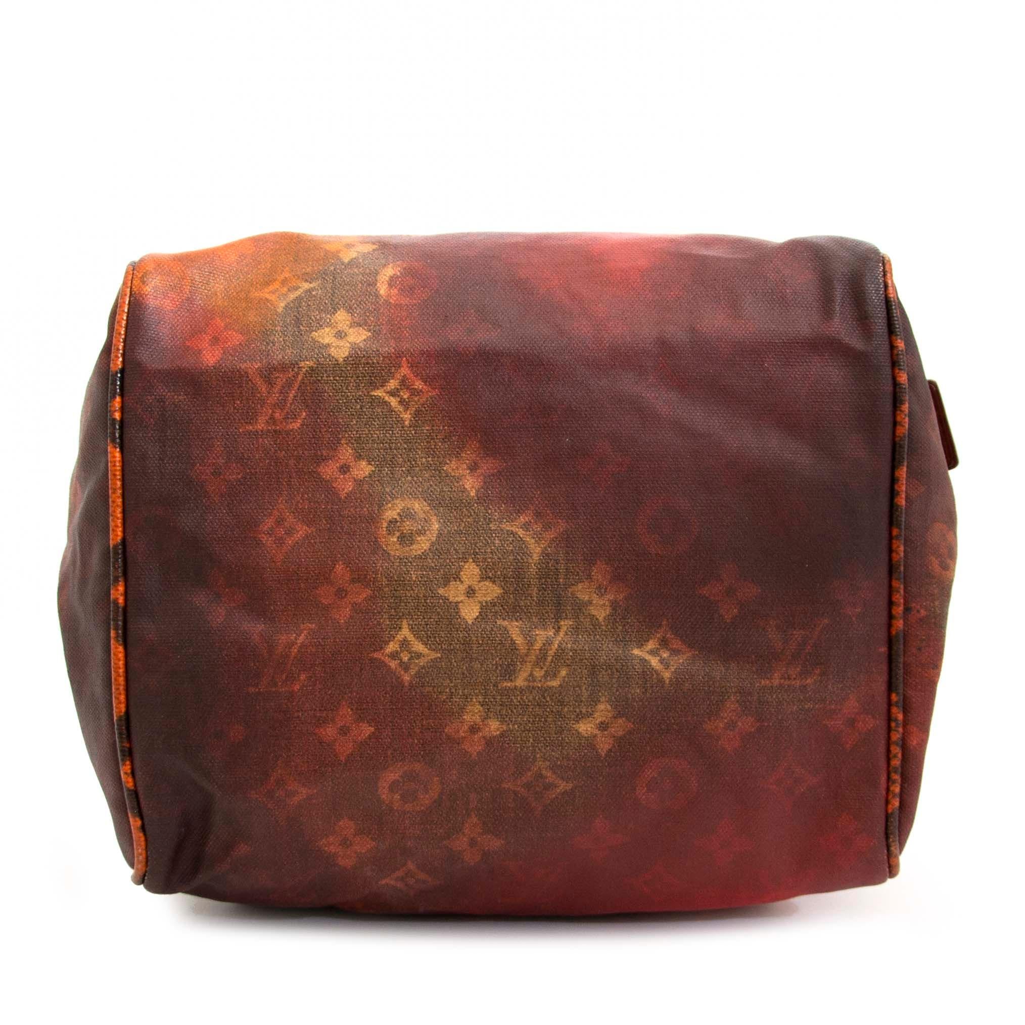 Brown Louis Vuitton Richard Prince Monogram Mancrazy Jokes Bag