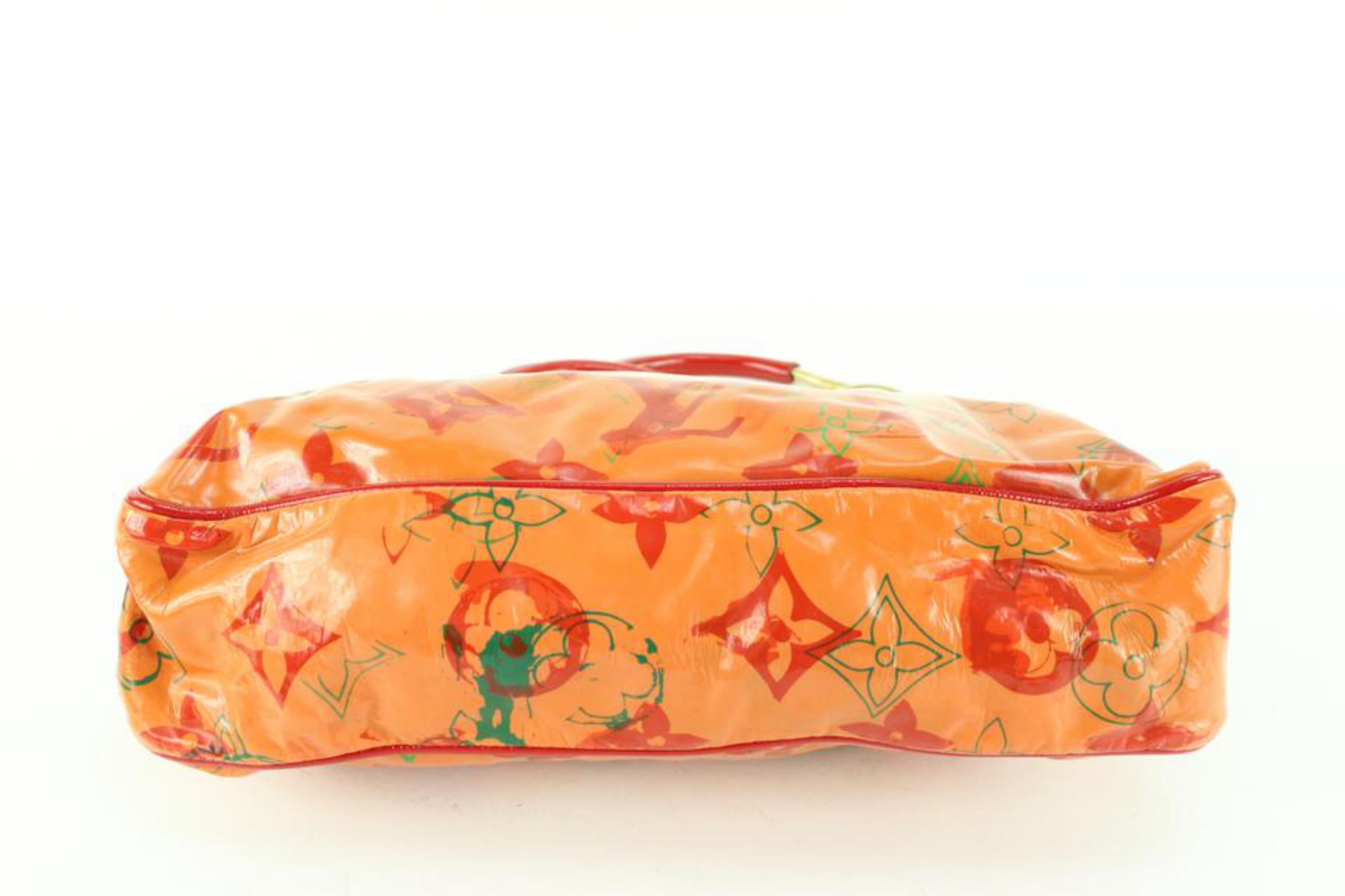 Orange Louis Vuitton Richard Prince Watercolor Pochette Bonbon Bag56lk511s