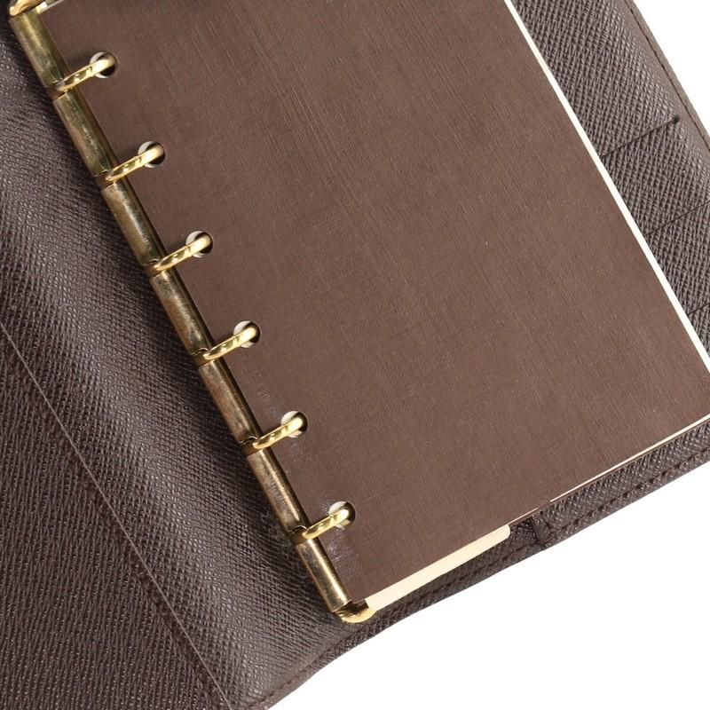 Women's or Men's Louis Vuitton Ring Agenda Cover Damier PM