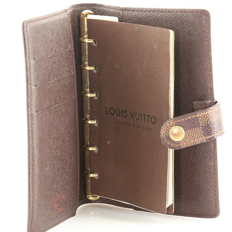Louis Vuitton Ring Agenda Cover Damier PM 2