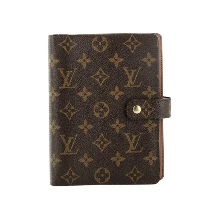 Louis Vuitton Ring Agenda Cover Monogram Canvas MM at 1stdibs