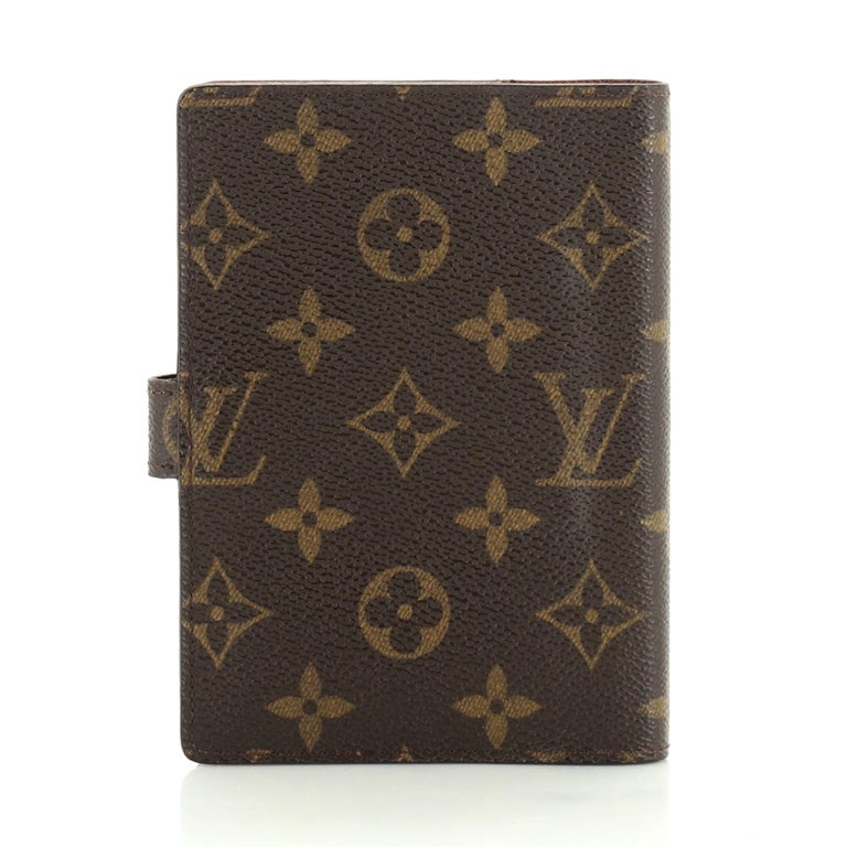 Louis Vuitton Ring Agenda Cover Monogram Canvas PM For Sale at 1stdibs