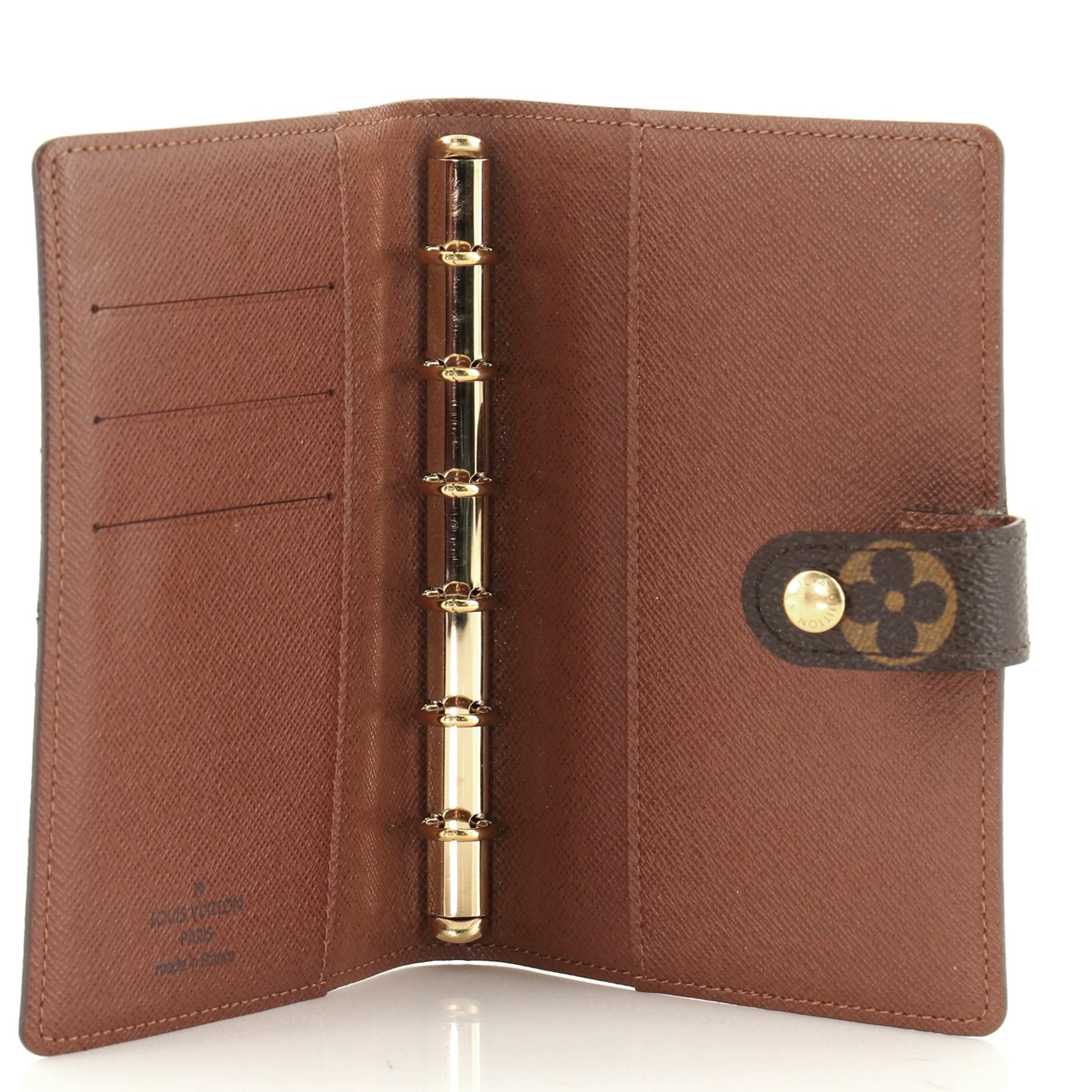 Louis Vuitton Ring Agenda Cover Monogram Canvas PM 1