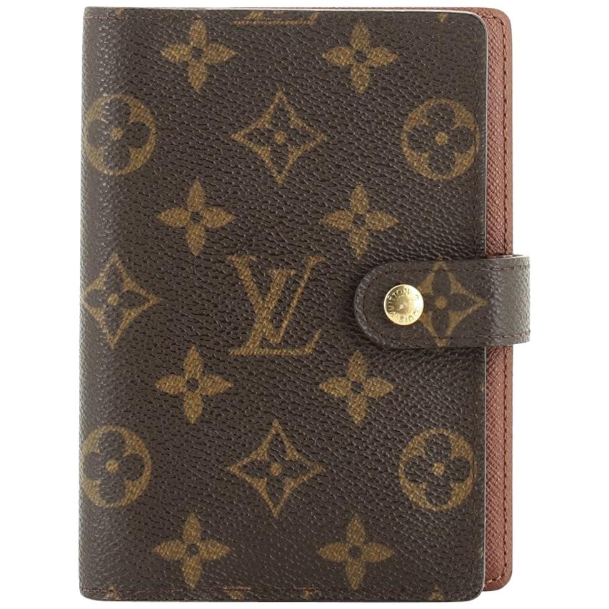 Louis Vuitton Ring Agenda Cover Monogram Canvas PM