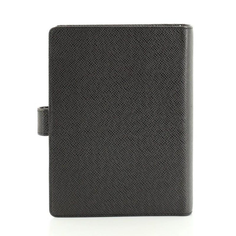 Louis Vuitton Ring Agenda Cover Taiga Leather MM For Sale at 1stDibs