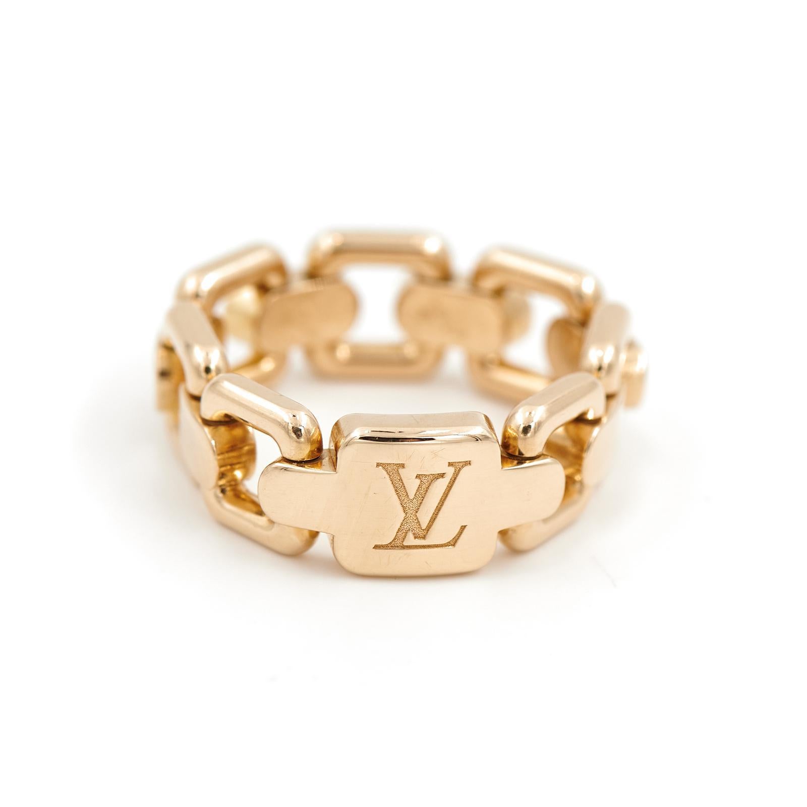 Louis Vuitton-Ring  Gelbgold im Angebot 1
