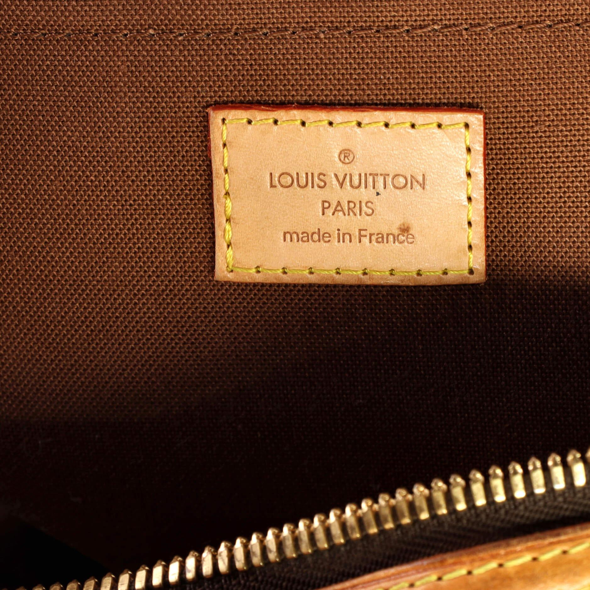 Louis Vuitton Riveting Handbag Monogram Canvas 8