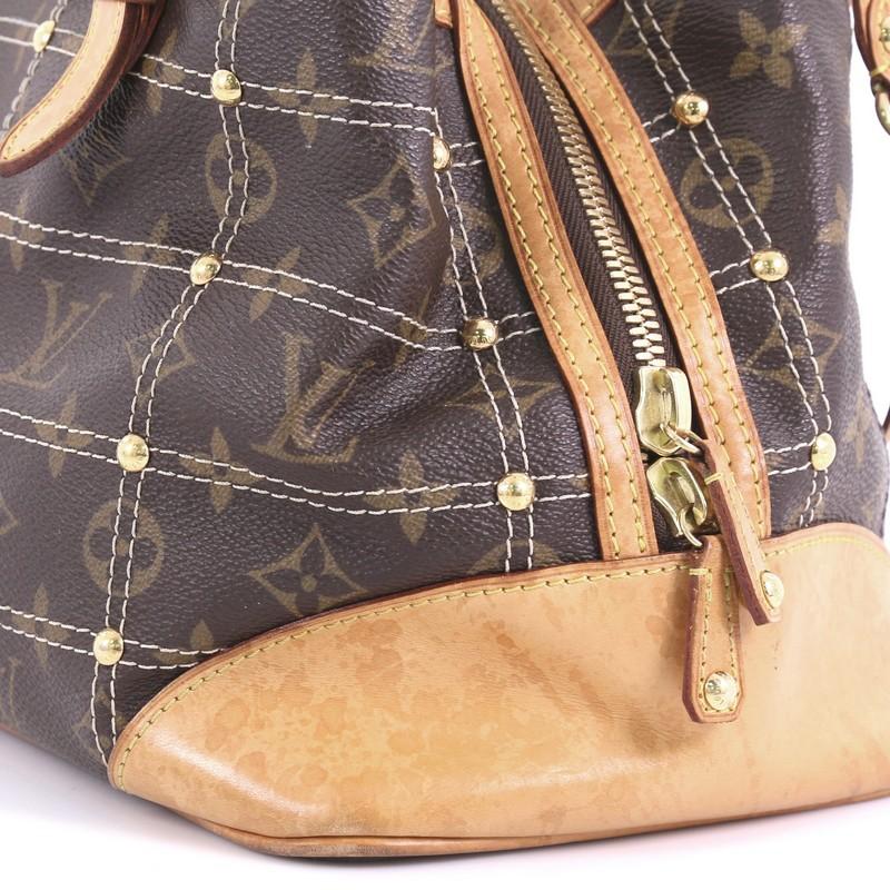 Louis Vuitton Riveting Handbag Monogram Canvas 2