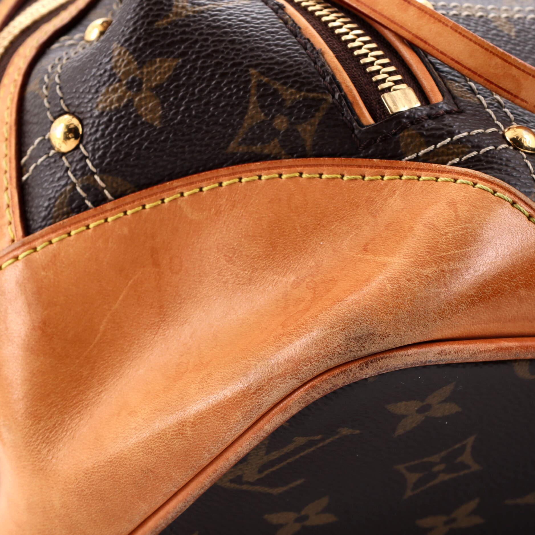 Louis Vuitton Riveting Handbag Monogram Canvas 2