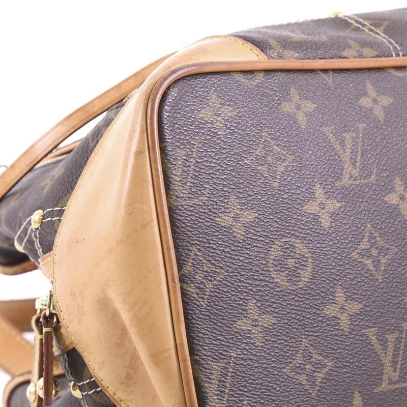 Louis Vuitton Riveting Handbag Monogram Canvas 4