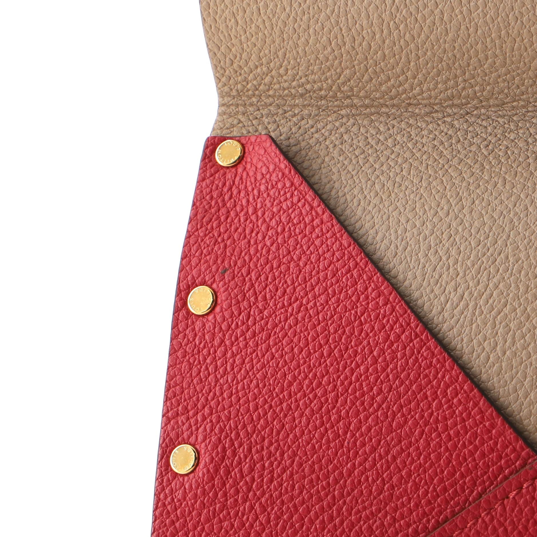 Women's or Men's Louis Vuitton Rivets Envelope Clutch Leather