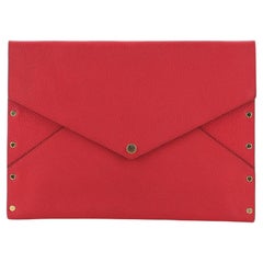 Louis Vuitton Rivets Envelope Clutch Leather