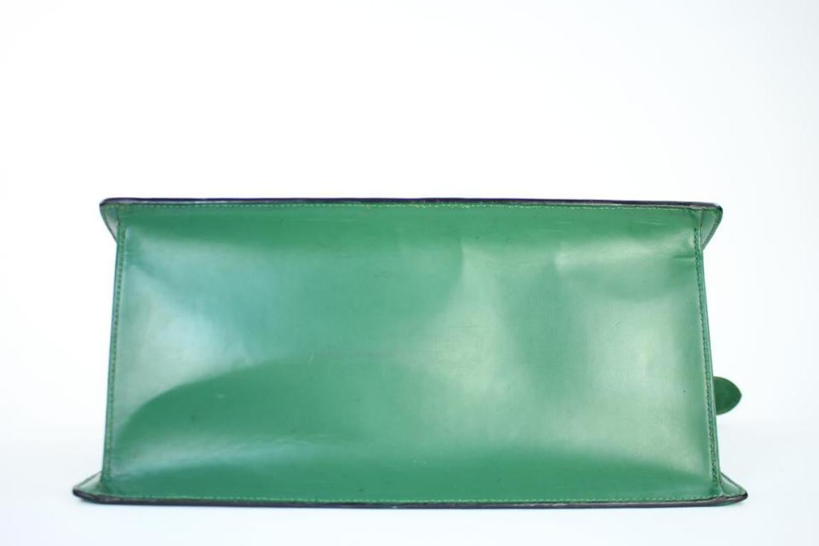Louis Vuitton Riviera Epi 216059 Green Leather Satchel 1