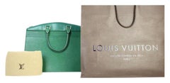 Louis Vuitton Riviera Epi 216059 Green Leather Satchel