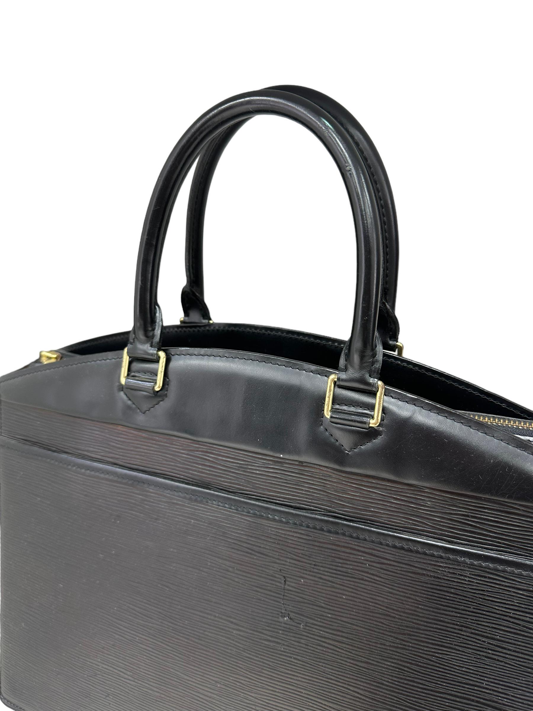 Noir Borsa A Mano Louis Vuitton Riviera GM Epi Nera en vente