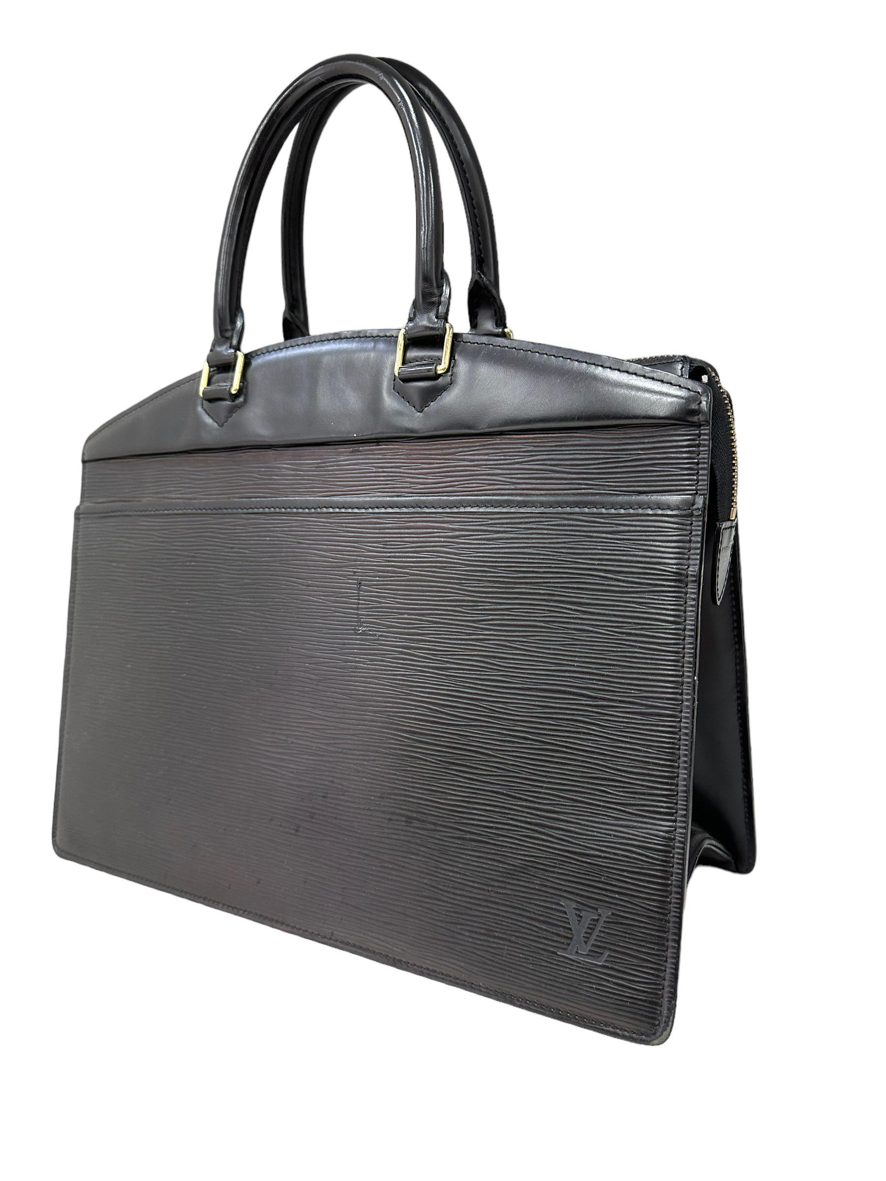 Louis Vuitton Riviera GM Epi Nera, Handkoffer im Zustand „Gut“ im Angebot in Torre Del Greco, IT