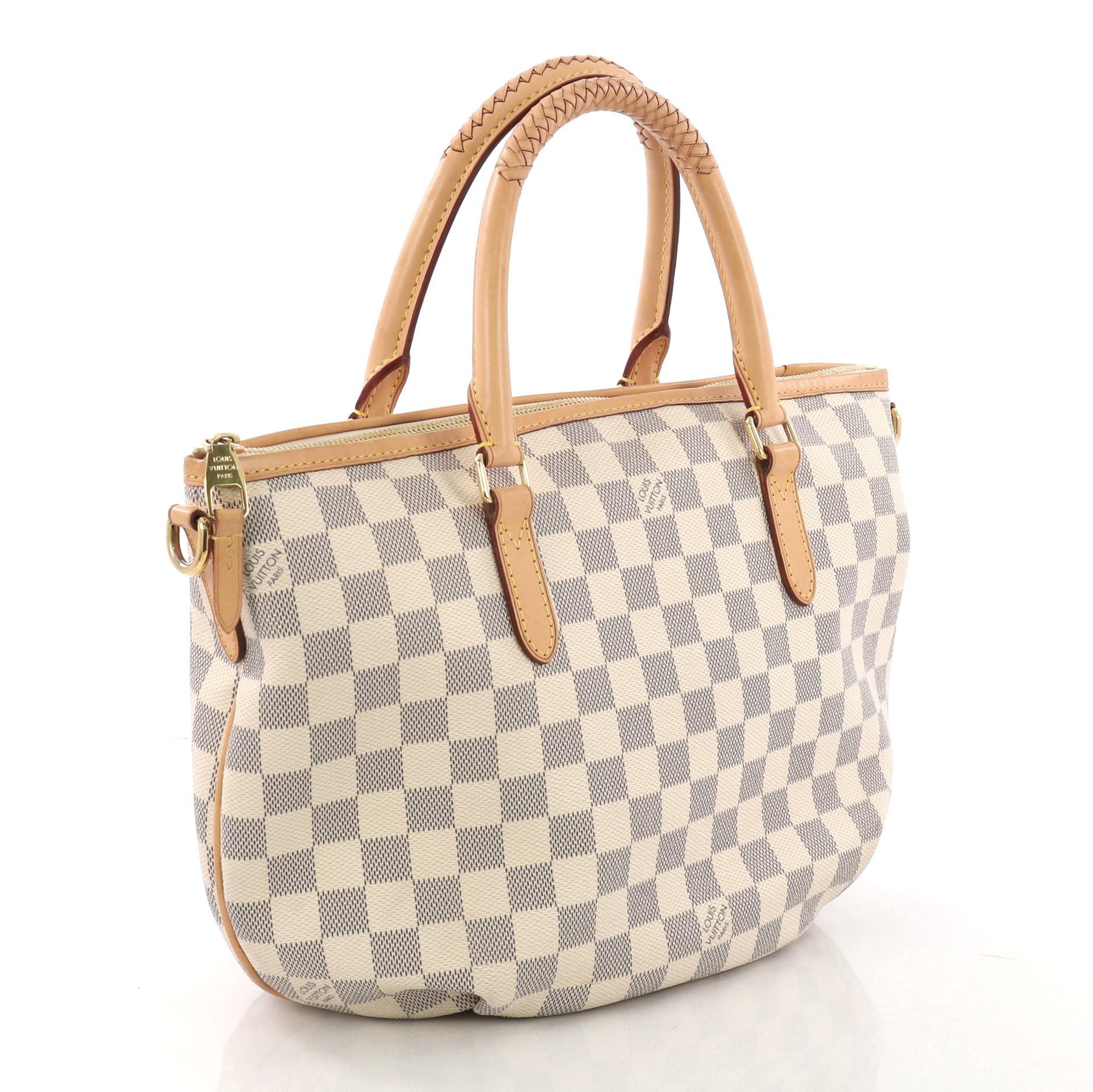 Louis Vuitton Riviera Handbag Damier PM (Beige)