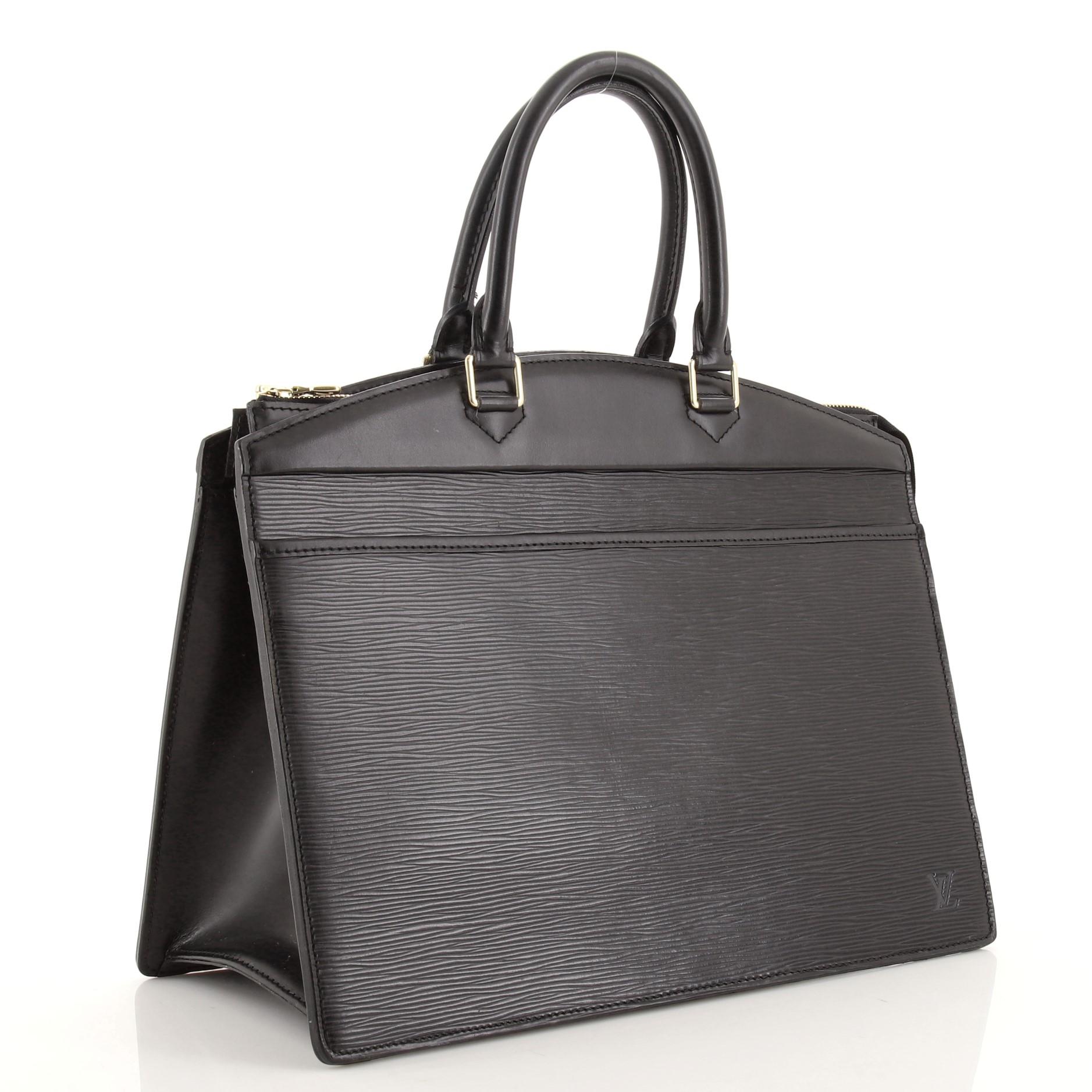 Louis Vuitton Black Epi Leather Noir Riviera Vanity Tote Bag 862470