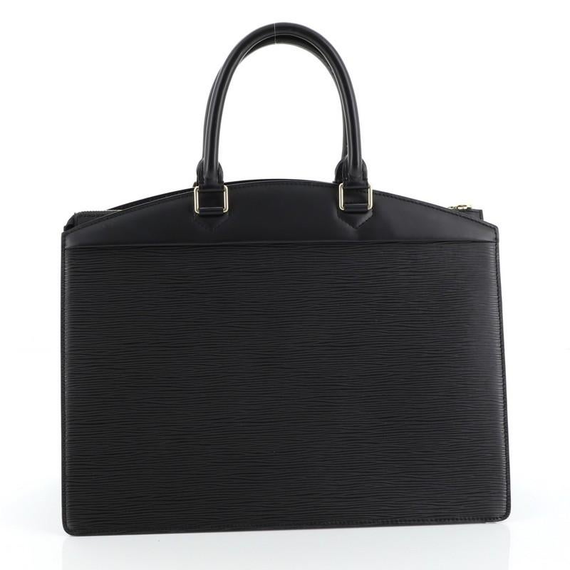 Black Louis Vuitton Riviera Handbag Epi Leather 