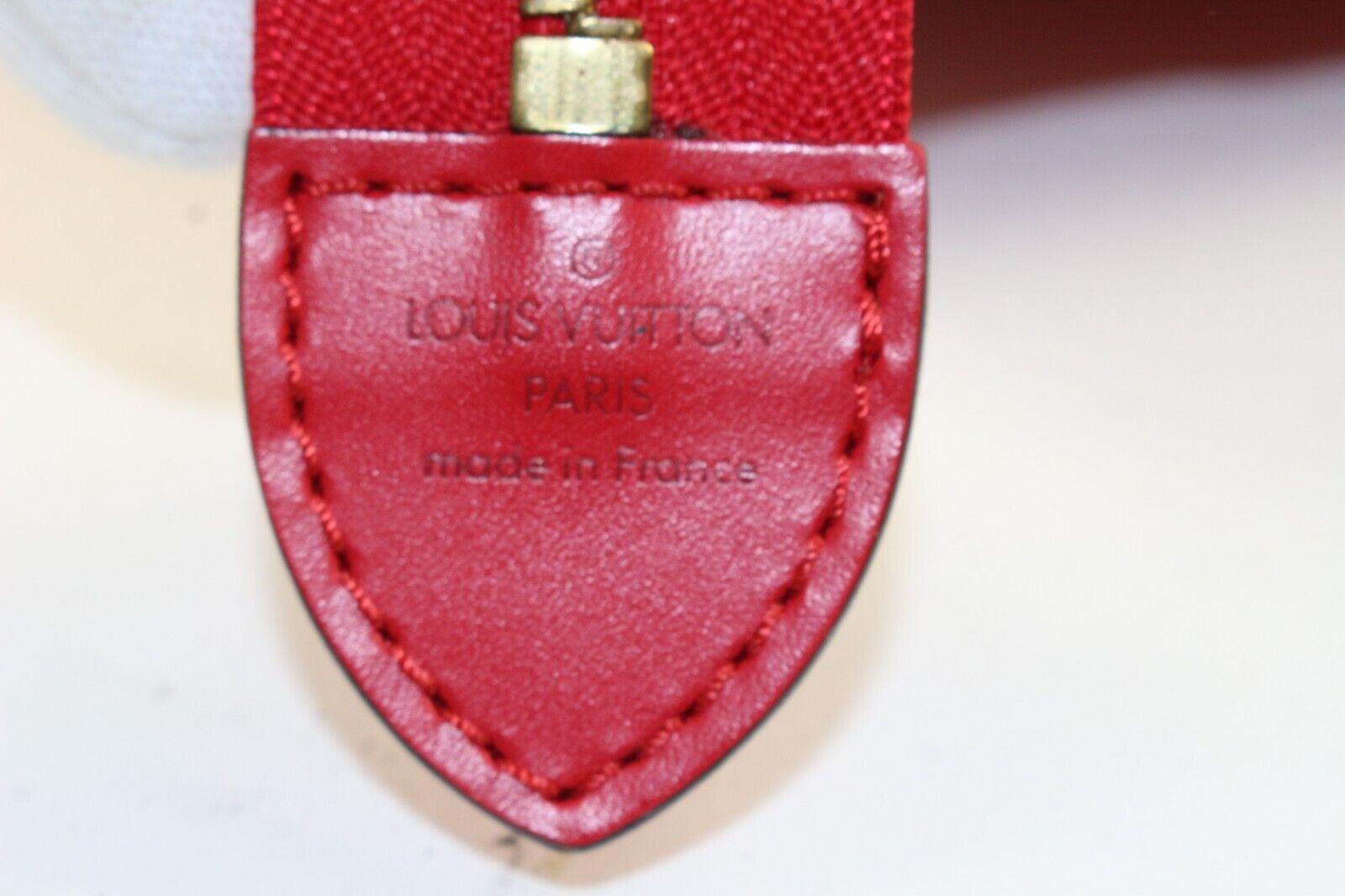 Louis Vuitton Riviera Top Handle Red Leather Monogram Epi 4LV1212K For Sale 6