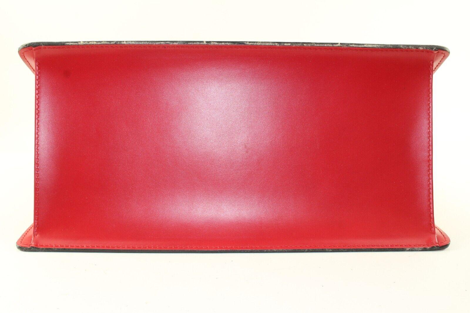 Louis Vuitton Riviera Top Handle Red Leather Monogram Epi 4LV1212K For Sale 3