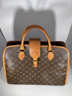 LOUIS VUITTON   Rivoli Brown Vintage Monogram Business Bag/Briefcase Unisex