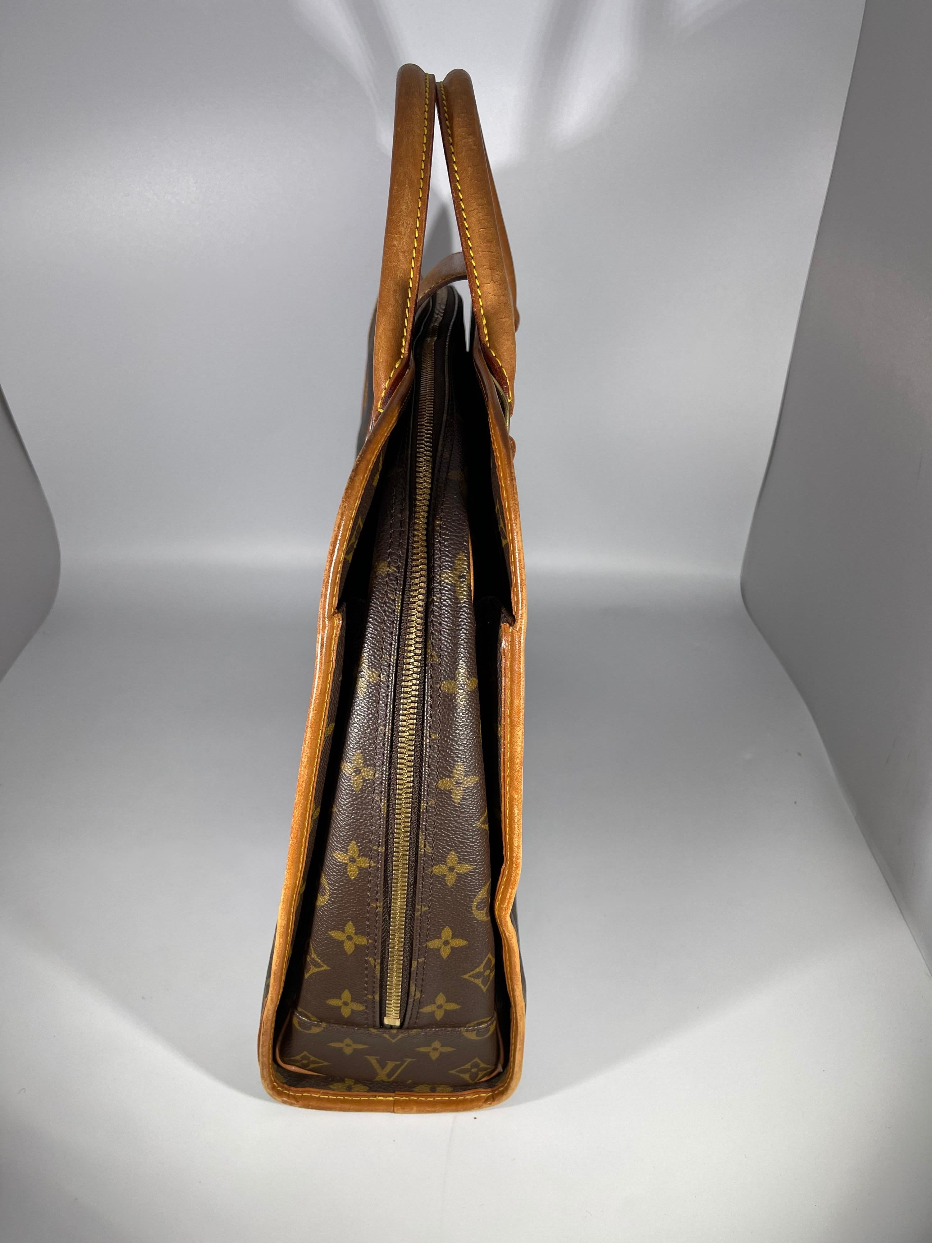 Black LOUIS VUITTON   Rivoli Brown Vintage Monogram Business Bag/Briefcase Unisex