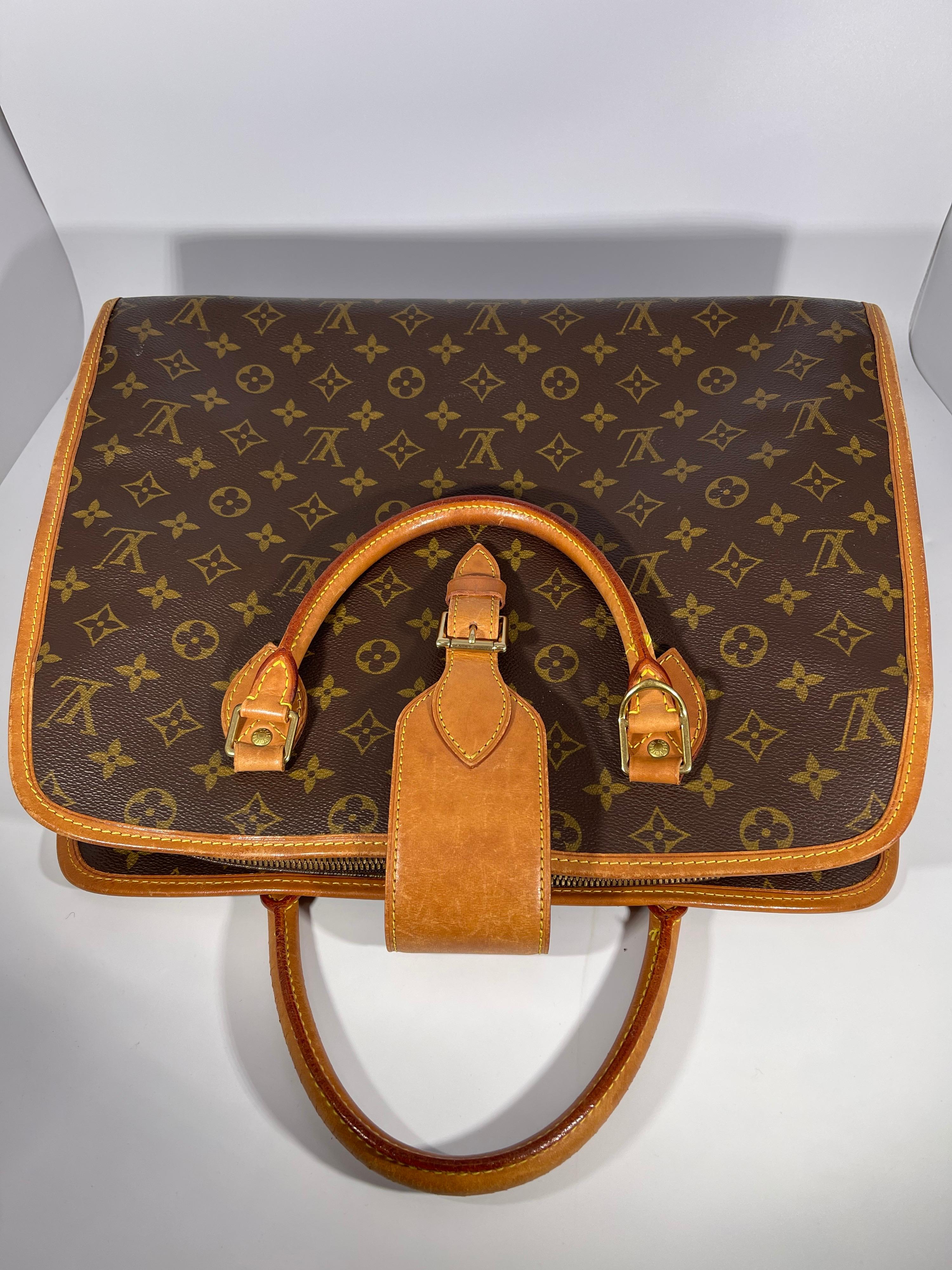 Women's LOUIS VUITTON   Rivoli Brown Vintage Monogram Business Bag/Briefcase Unisex