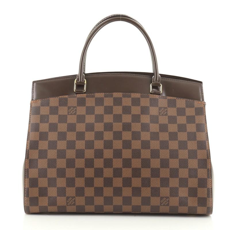 Brown Louis Vuitton Rivoli Handbag Damier MM