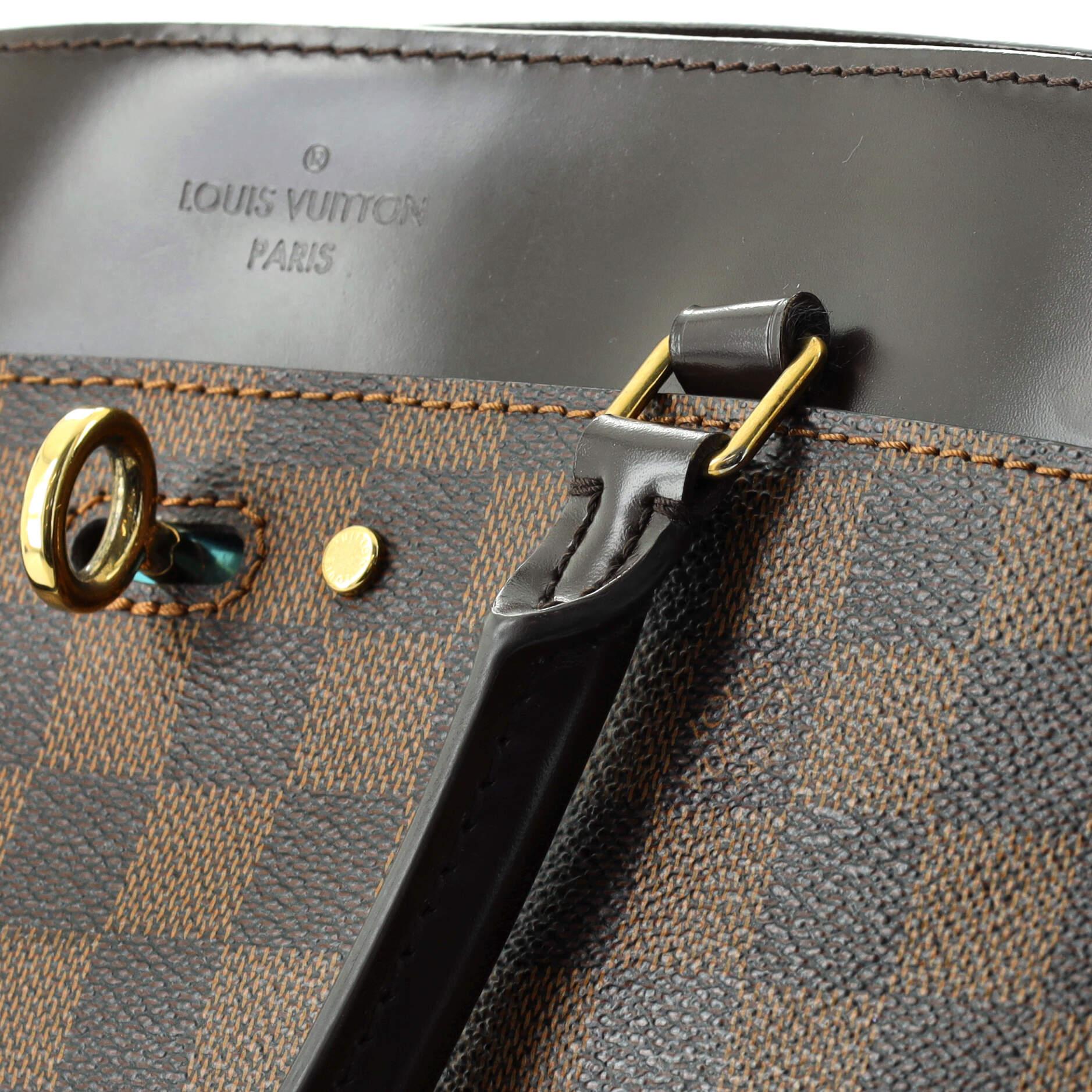 Black Louis Vuitton Rivoli Handbag Damier MM