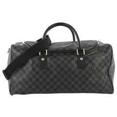 Louis Vuitton Roadster Duffle Bag Damier Graphite Black Weekend Travel  Carry On