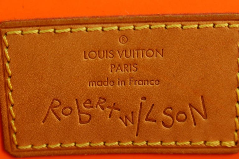 Louis Vuitton Fluroscent Orange Robert Wilson Monogram Vernis