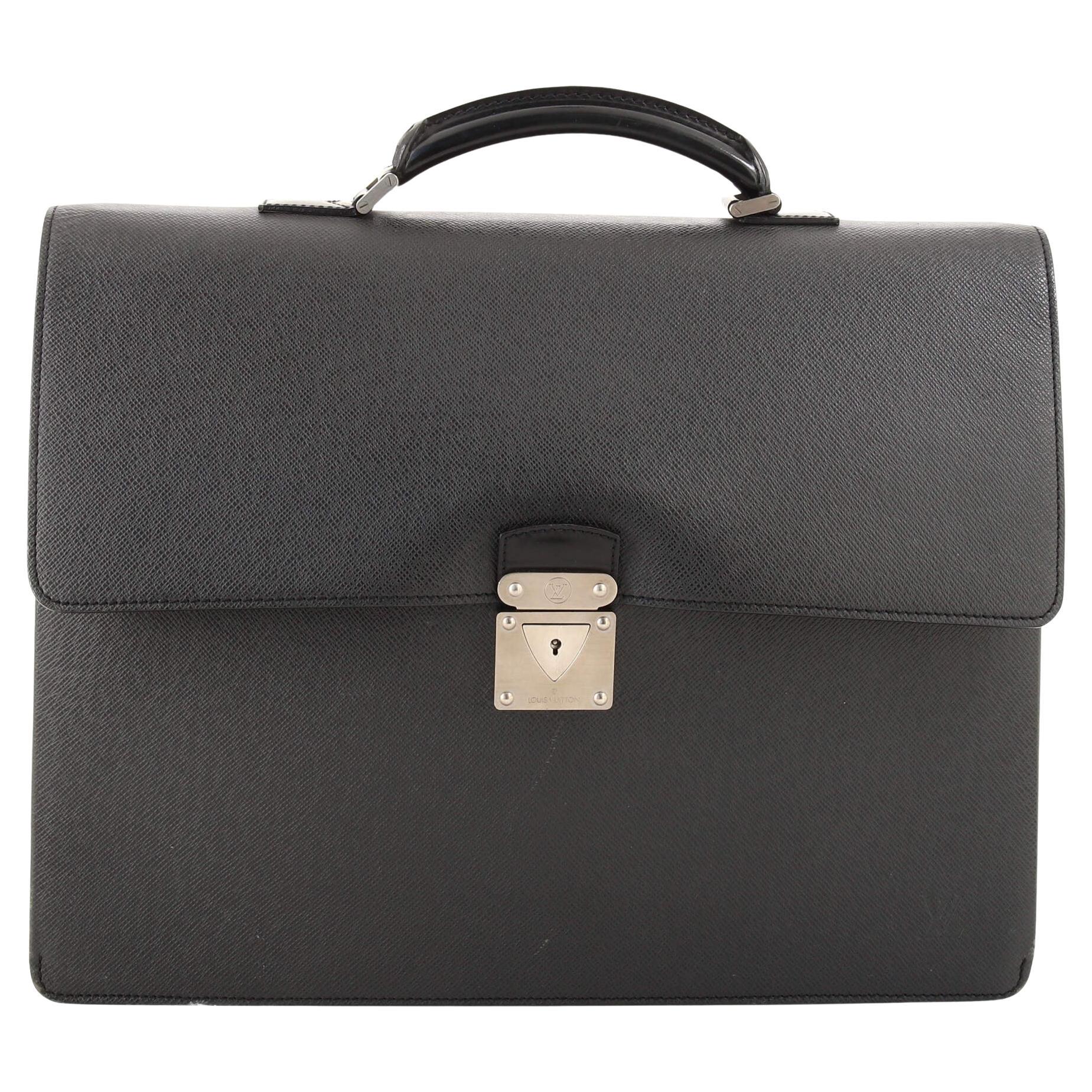 Louis Vuitton Robusto 3 Briefcase Taiga Leather