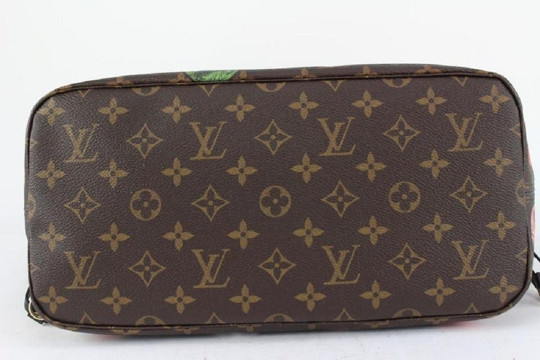 LOUIS VUITTON Neverfull MM Tote Bag Pouch FORNASETTI Monogram M45923 Auth  LV New
